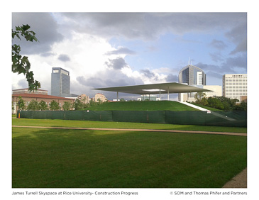 James Turrell Skyspace at Rice University