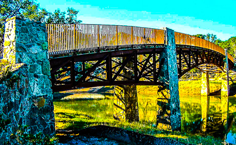 Spanish Oaks Golf Course Bridge at Hole #18