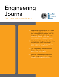 Obliquely Loaded Welded Attachments Fatigue Categorization in Steel Bridges The Chevron Effect: Reserve Strength of Existing Chevron Frames